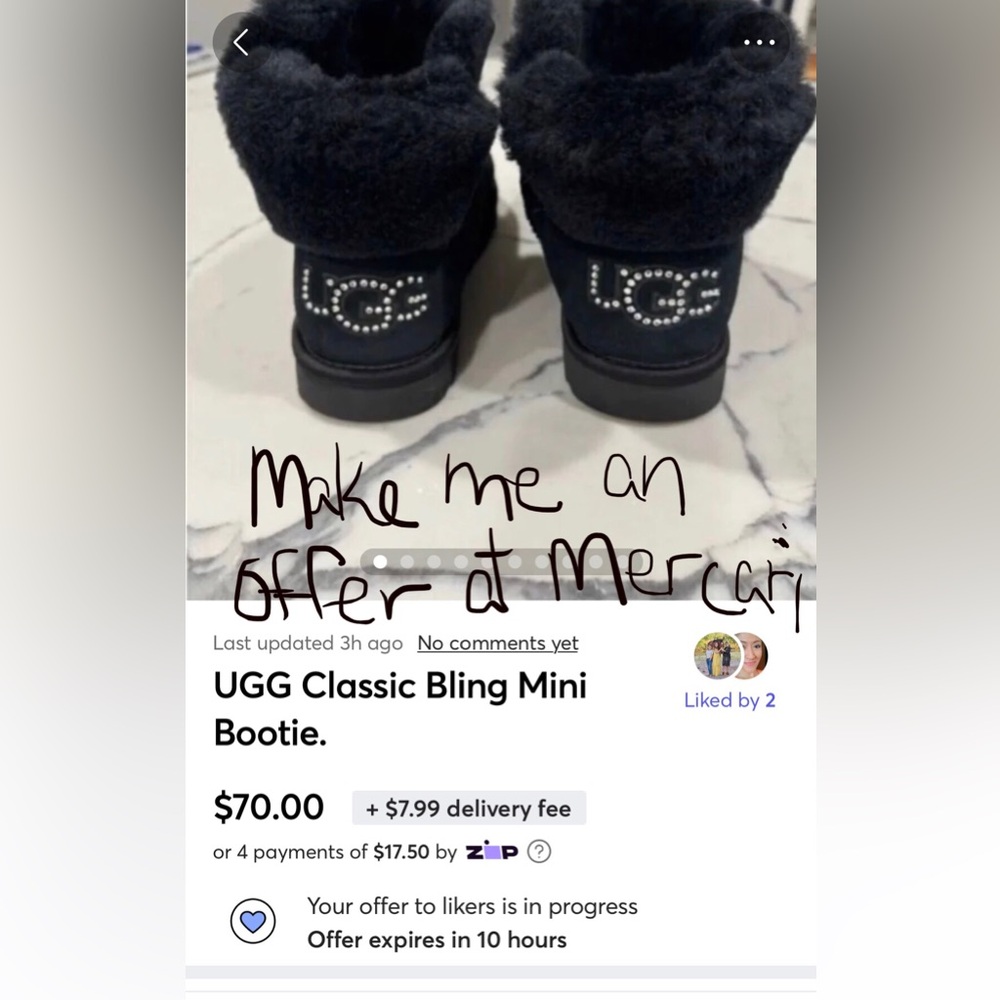 SOLD! UGG Classic Bling Mini Bootie🔥 - Picture 6 of 11